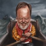 malcolm harvey - caricature by tony parsons